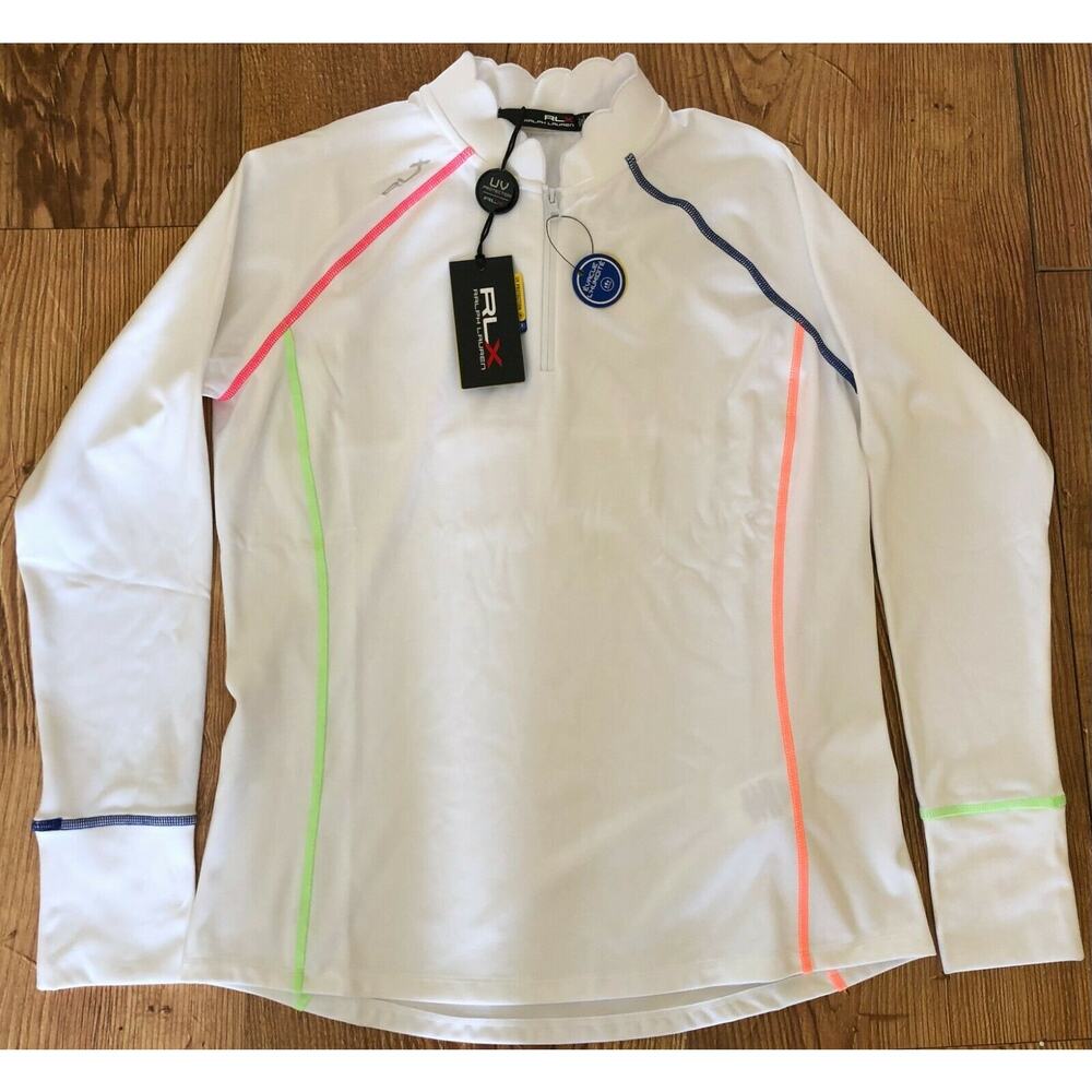Ralph Lauren RLX Golf Women's Scallop Collar Powerstretch Jacket Size M NWT - Picture 10 of 16